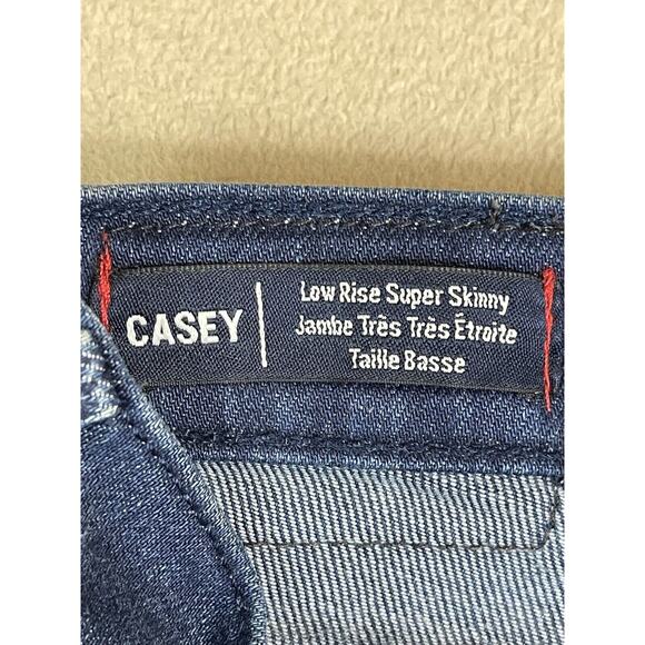 True Religion Jeans Womens 25 Blue Casey Low Rise Super Skinny Denim - Picture 4 of 13